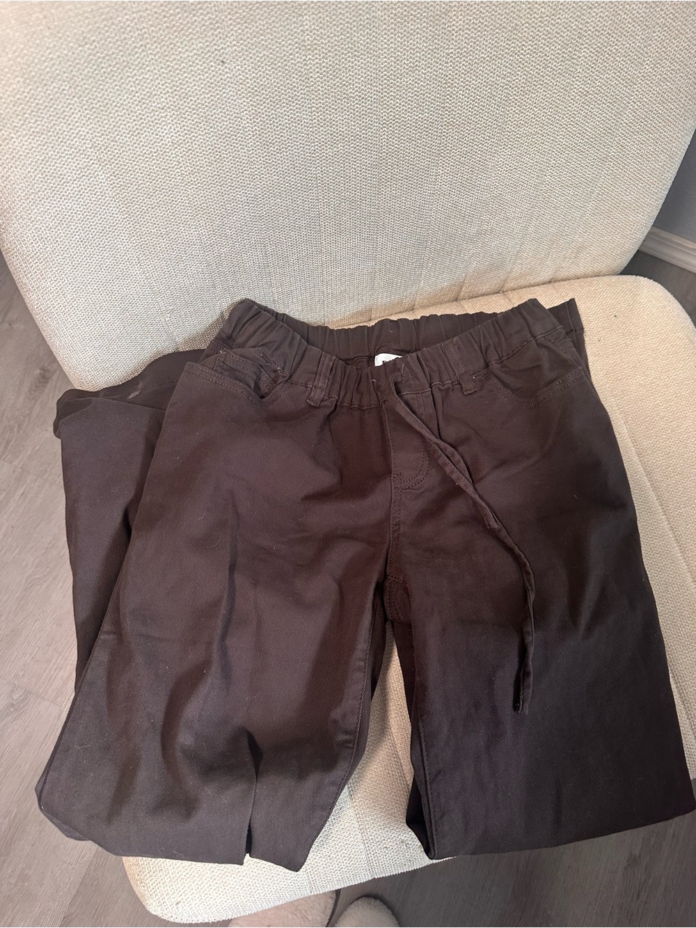 NWOT Bae maternity brown chocolate pull on pants SZ xs